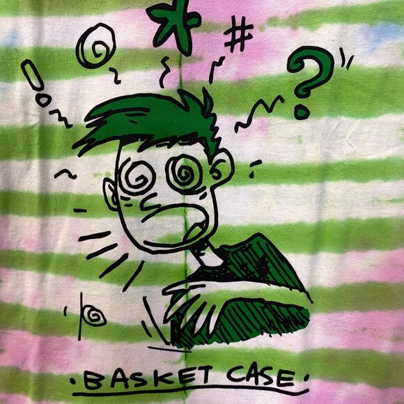 Green Day Basket Case Tie Dye Rock Tee Large - Picture 4 of 4